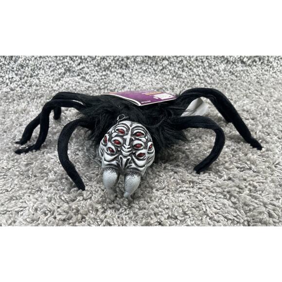 Rare Gemmy Animated Pet Furry Spider Roaming Halloween Animatronic Prop 10" - Picture 1 of 8
